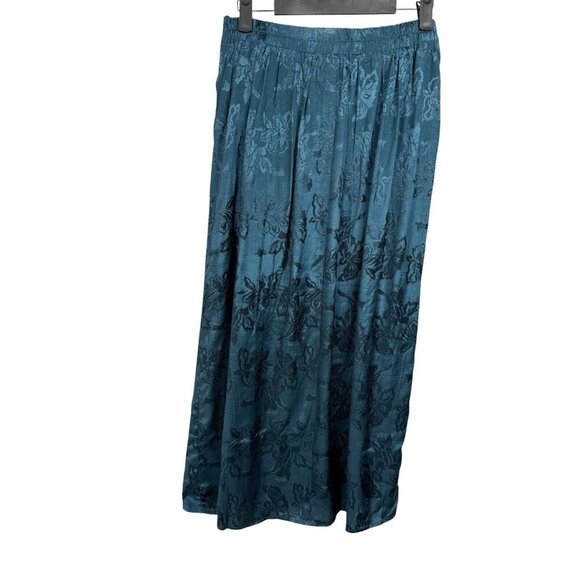 BAND OF THE FREE Celene Deep Teal Layered Midi Skirt Sz Medium Boho Gypsy NWT - Picture 6 of 10